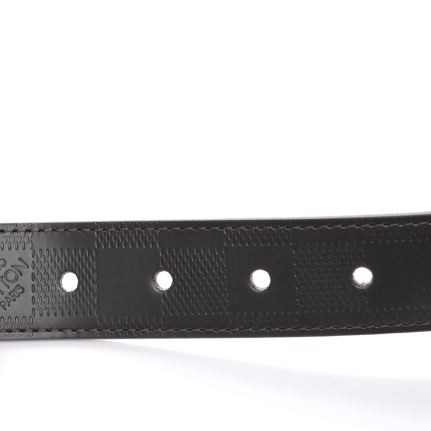 Damier Infini Calfskin Boston 30mm Reversible Belt 105 42 Moka