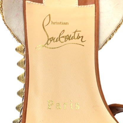 Christian Louboutin Calfskin Cordorella 60 Platform Sandals 36 Version Cuoio 7 of 7