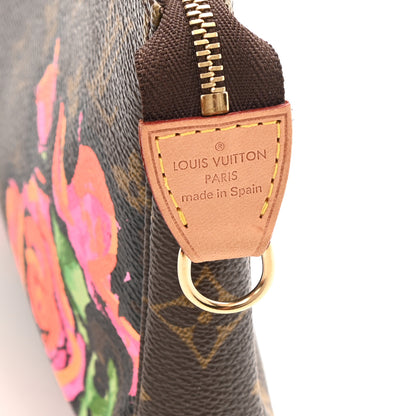 Louis Vuitton Monogram Roses Pochette Accessories Long Strap 5 of 7