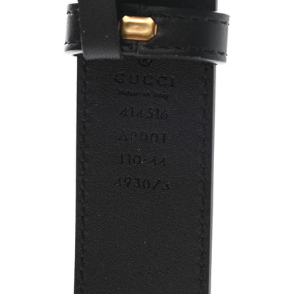 Gucci Moon Calfskin Double G 30mm Belt 110 44 Black 3 of 5