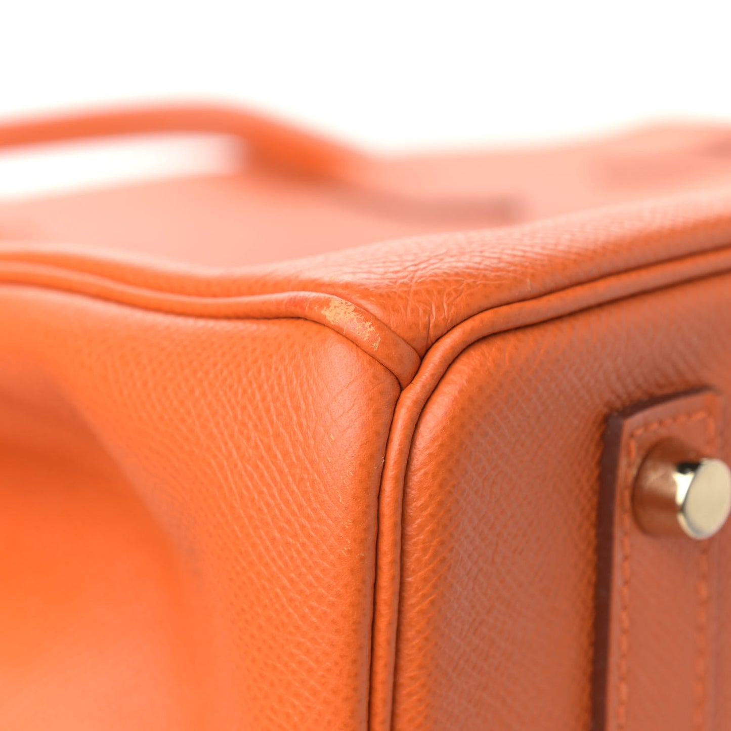 Epsom Birkin 35 Orange