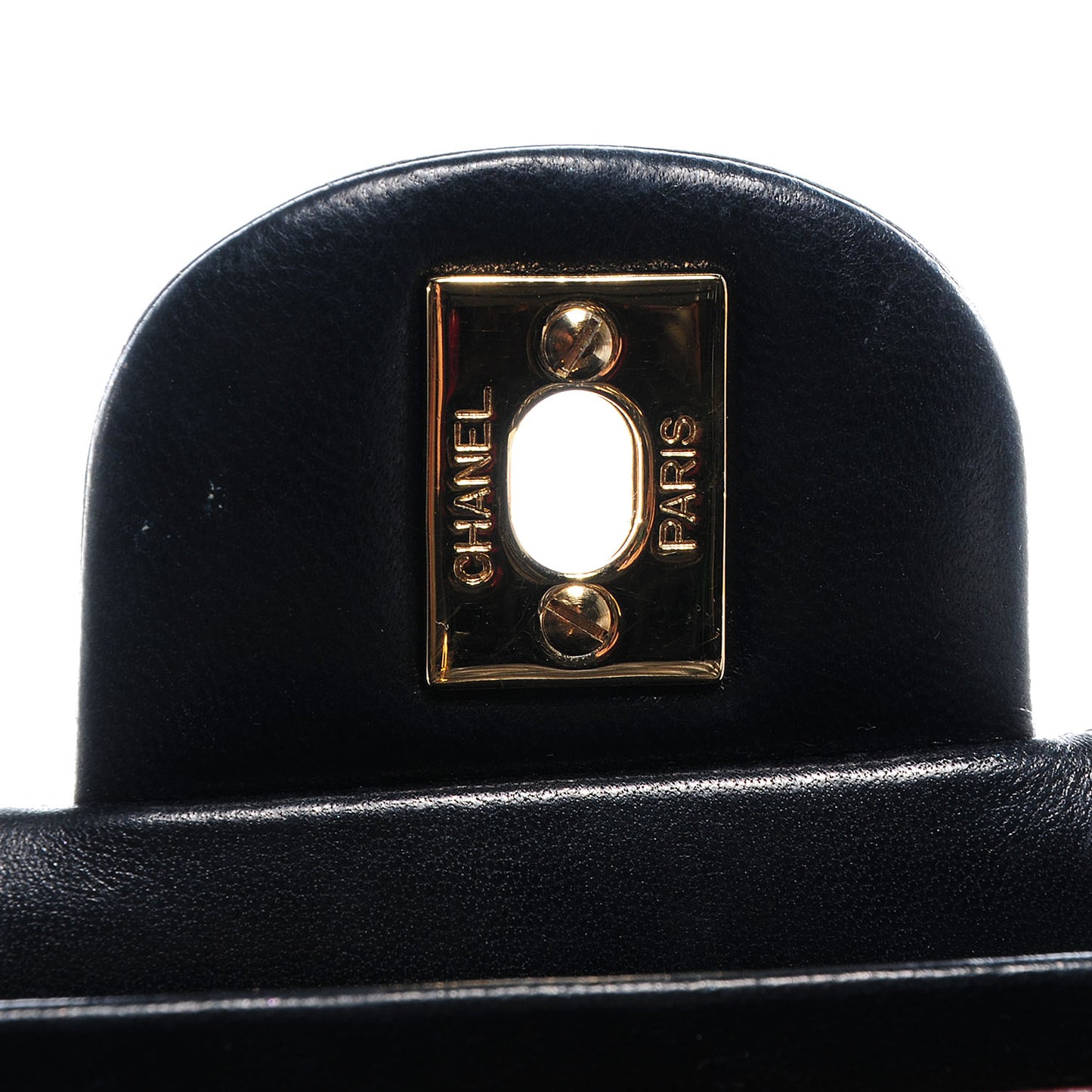 Lambskin Small Double Flap Navy