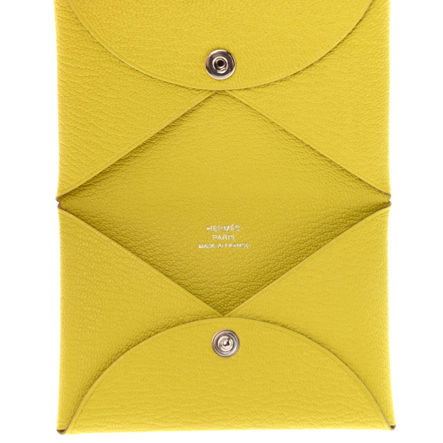 Chevre Mysore Calvi Card Case Lime
