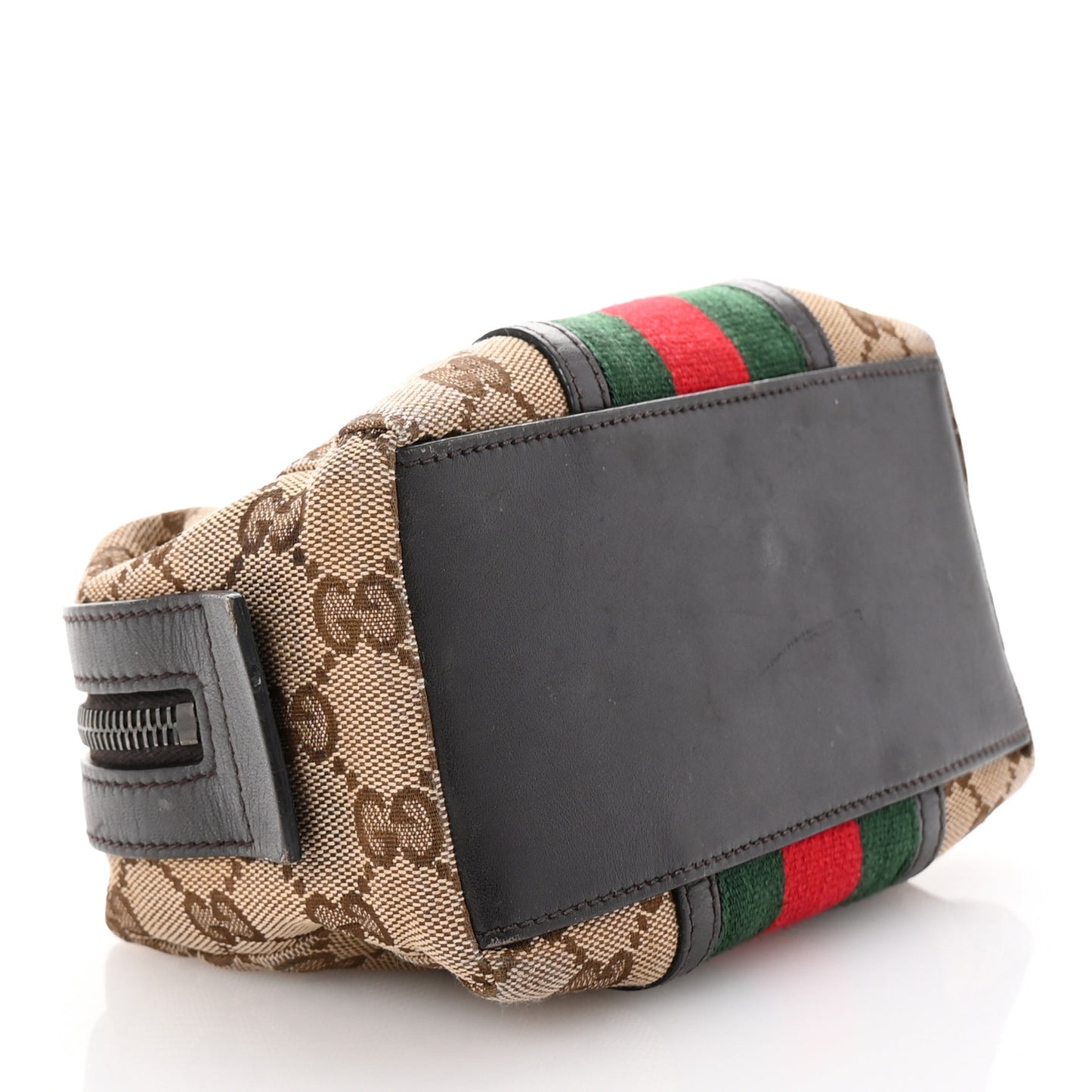 Monogram Web Small Cosmetic Case Dark Brown