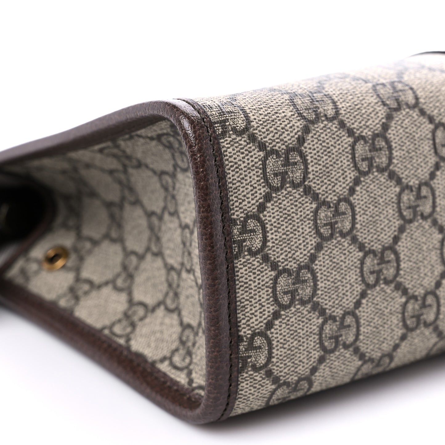 GG Supreme Monogram Web Ophidia GG Toiletry Case Beige New Acero