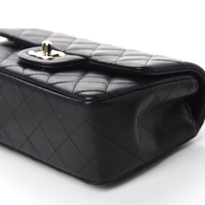 Chanel Lambskin Quilted Mini Rectangular Flap Black 7 of 12