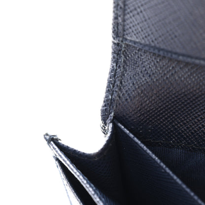 Prada Saffiano Flap Card Holder Baltico 7 of 8