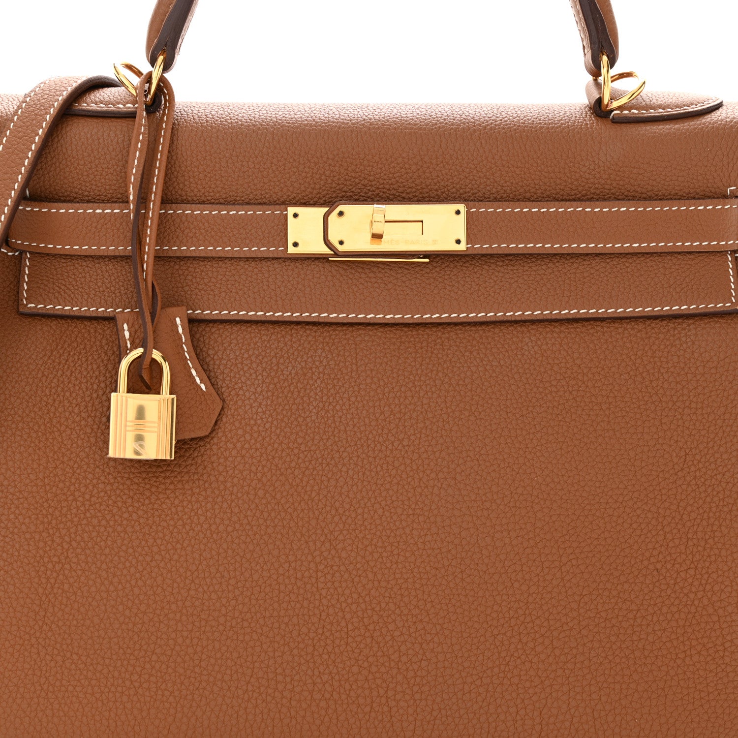 Hermes Togo Kelly Retourne 32 Gold 8 of 14