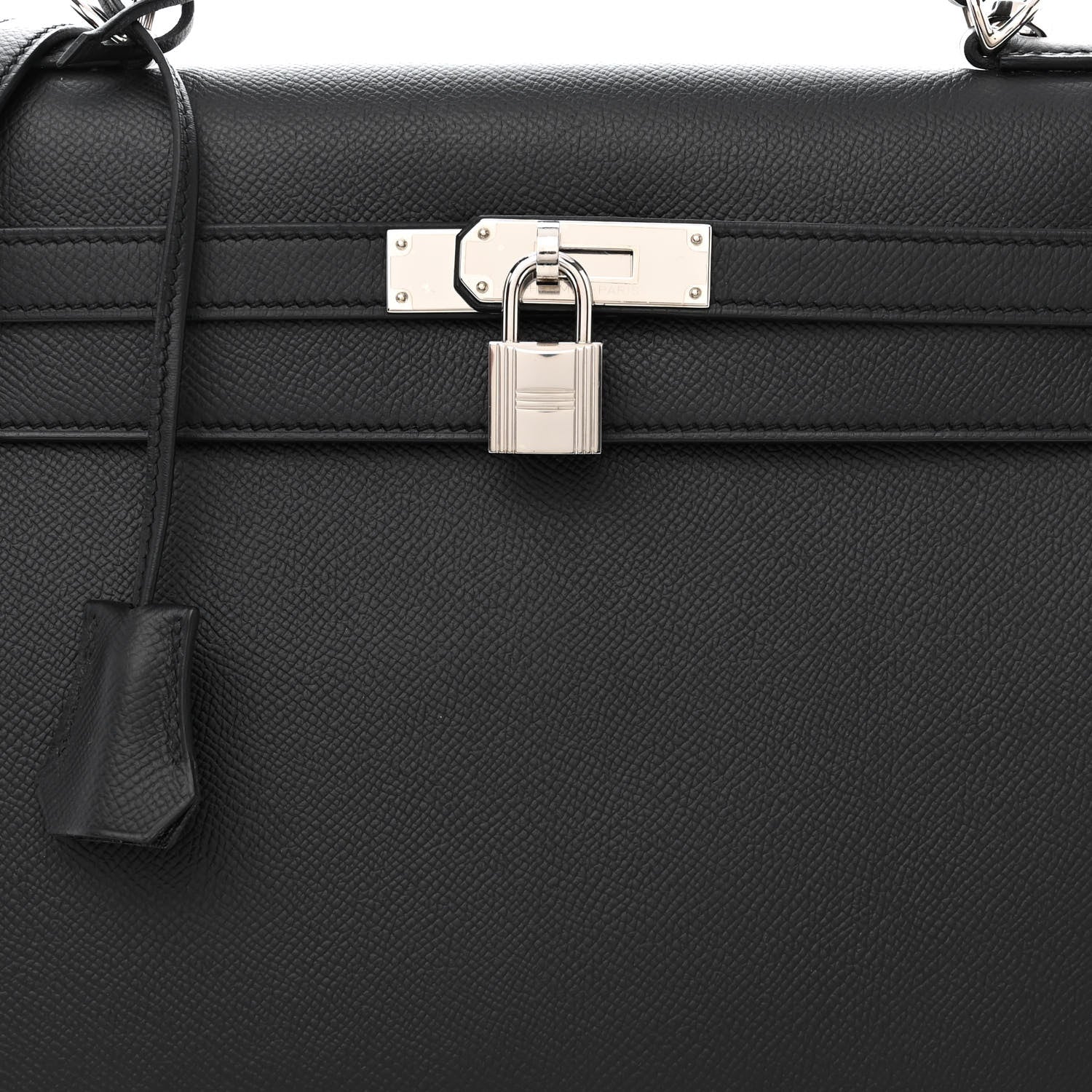 Hermes Epsom Kelly Sellier 32 Black 8 of 11
