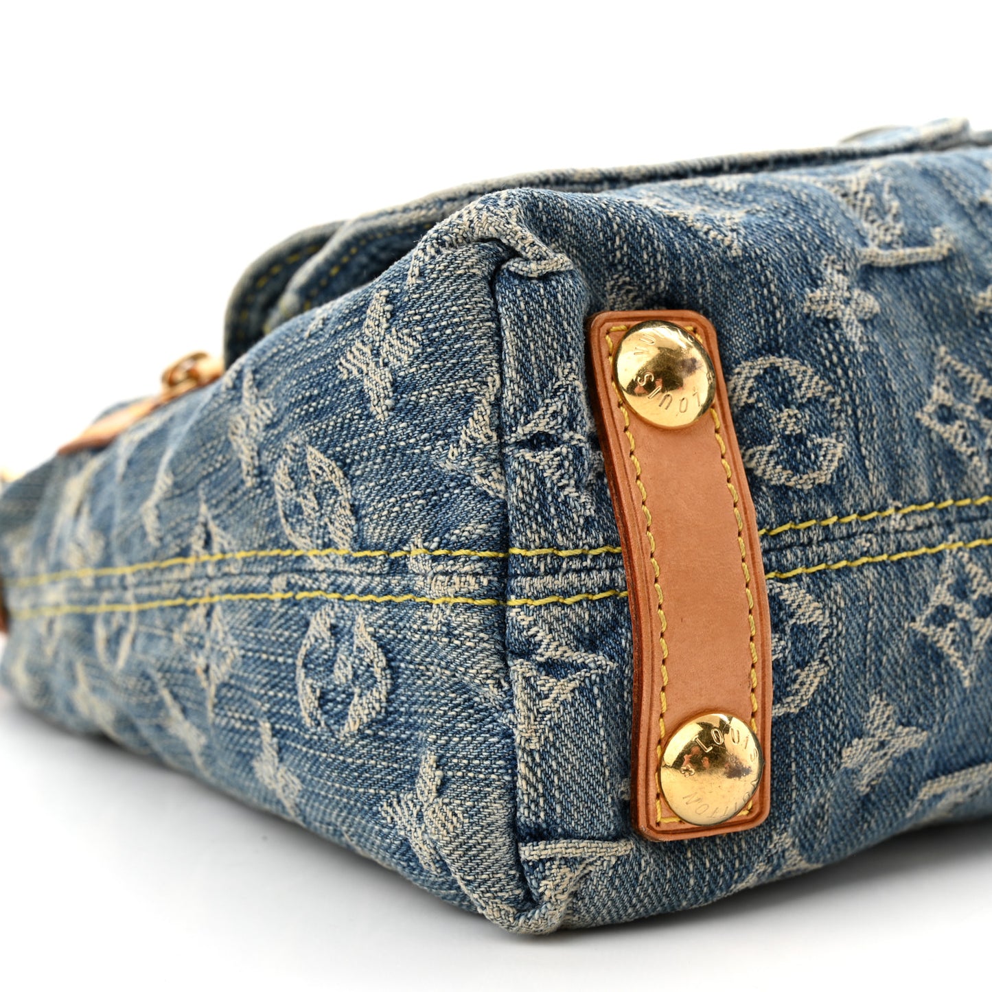 Monogram Denim Baggy PM Blue