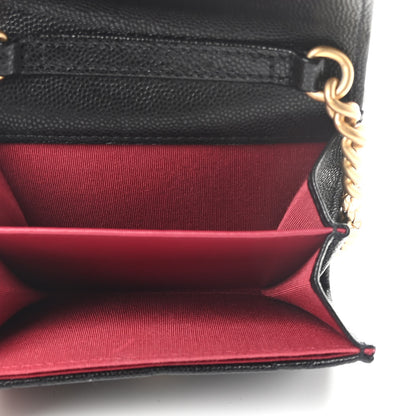 Chanel Caviar Quilted Bracelet On Chain Clutch Black 5 of 10