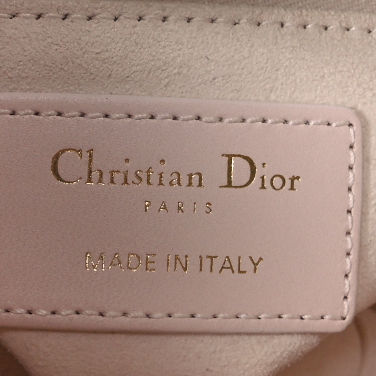 Christian Dior Lambskin Cannage Mini Bi-Color Lady Dior Rose Quartz Pastel Yellow 6 of 11