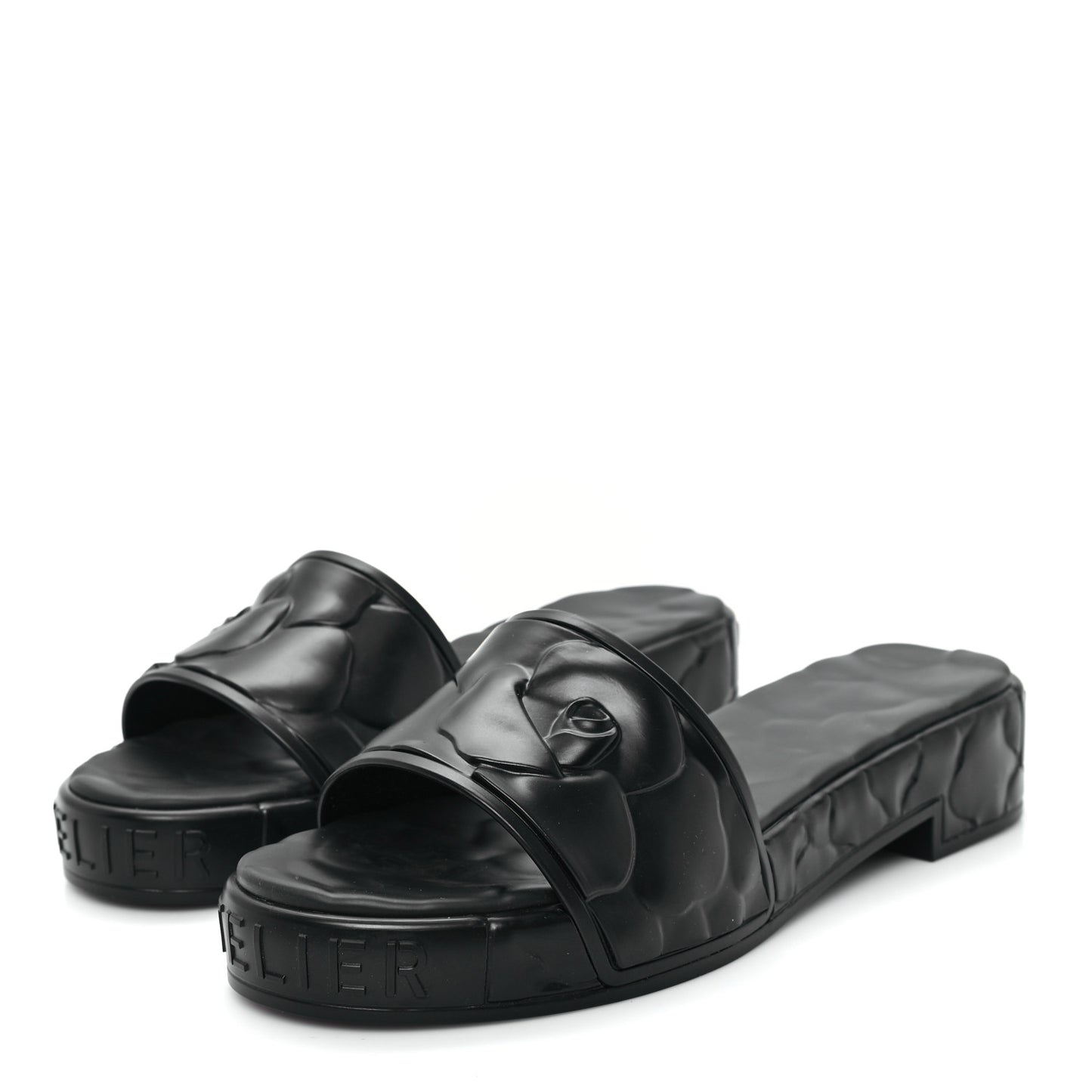 Rubber Atelier 03 Rose Edition 25/40mm Platform Slide Sandals 40 Black