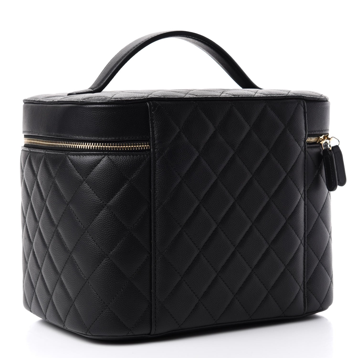 Chanel Caviar Quilted Large Vanity Pouch Black 3 of 9
