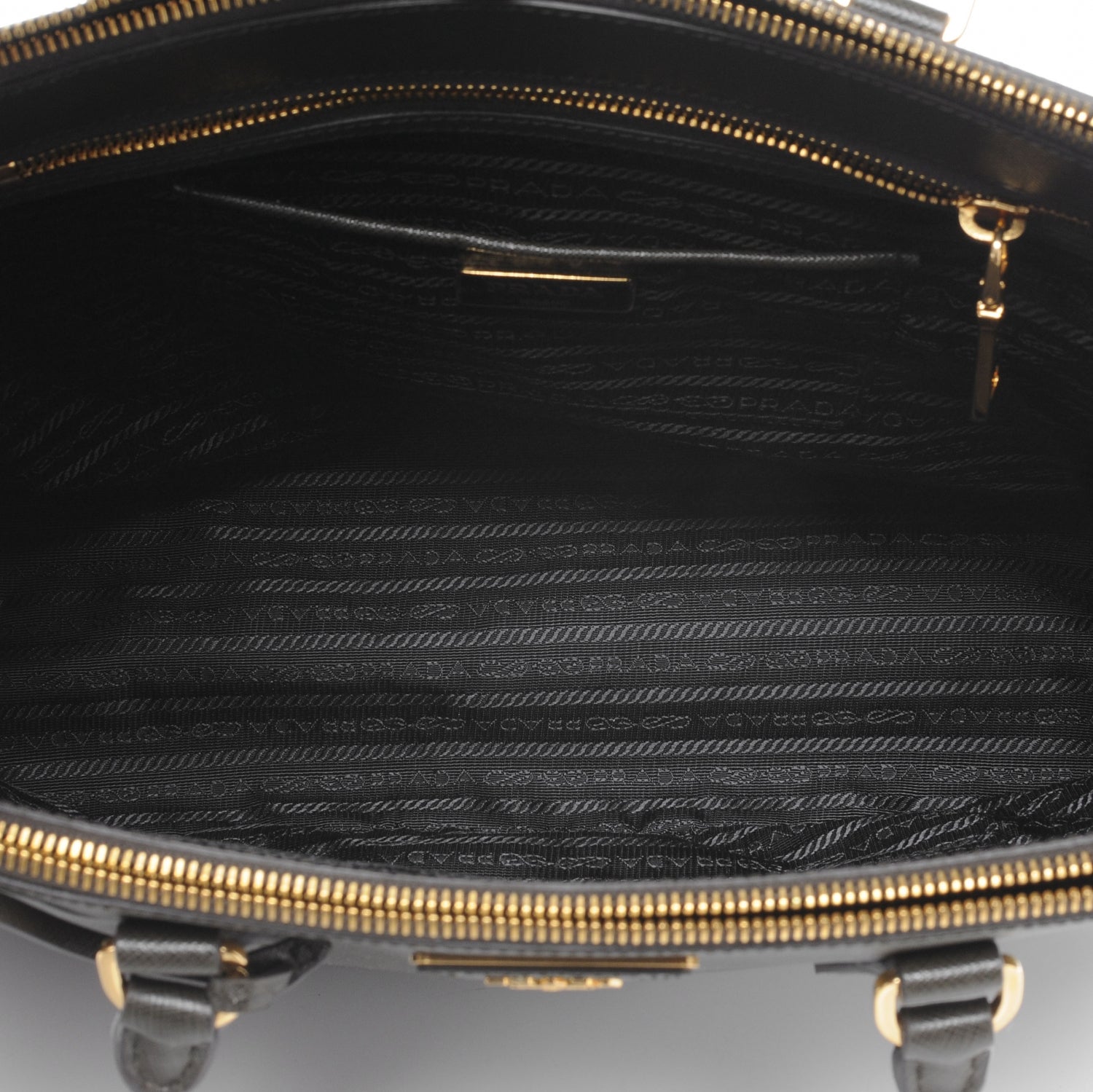 Prada Saffiano Lux Tote Militare 6 of 9