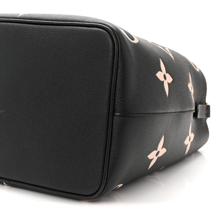 Louis Vuitton Empreinte Monogram Giant Neonoe MM Black Beige 10 of 11