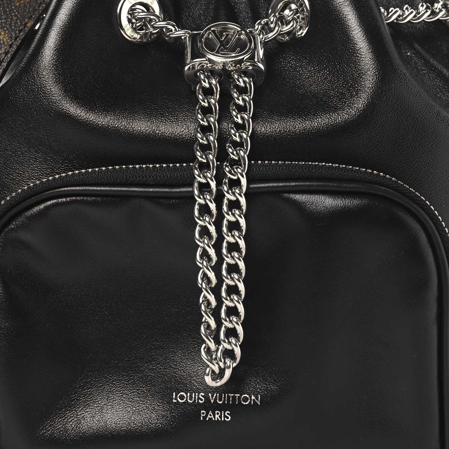 Louis Vuitton Lambskin No Way Vibe Black 7 of 10