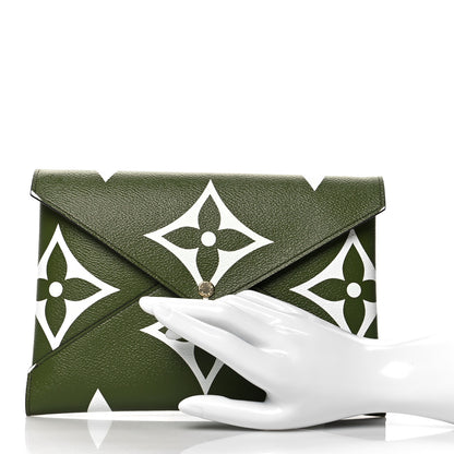 Louis Vuitton Monogram Giant Large Kirigami Pochette Kaki 2 of 10