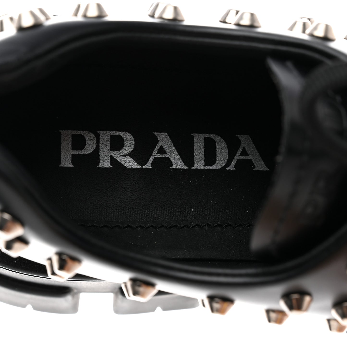 Spazzolato Rois Studded Lace Up Monolith 55mm Derby Loafers 39 Black
