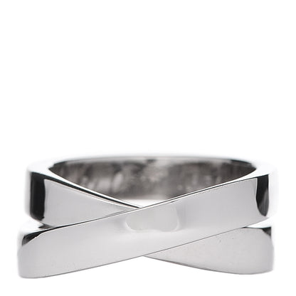Cartier 18K White Gold 9mm Paris Nouvelle Vague Ring 52 6 1 of 4