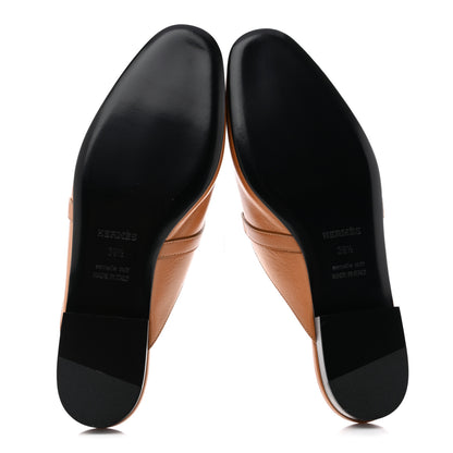 Hermes Goatskin Oz Mules 39.5 Naturel 6 of 11
