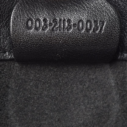 Gucci Calfskin XL Bamboo Drawstring Sling Black 9 of 10