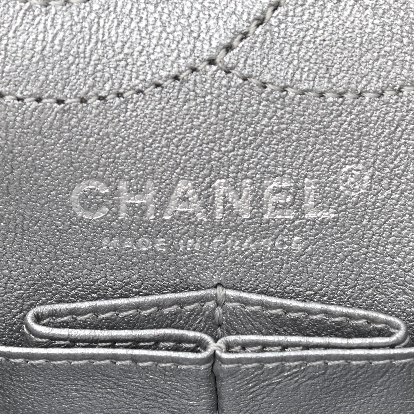 Metallic Aged Calfskin Quilted 2.55 Reissue 226 Flap Silver