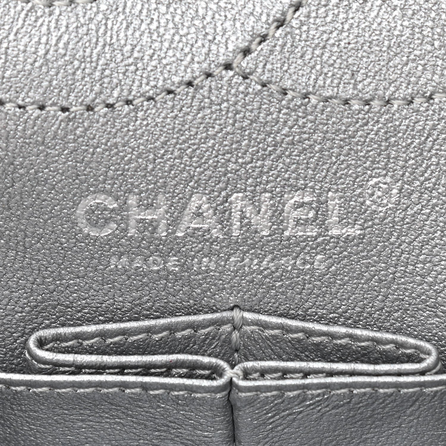 Chanel Metallic Aged Calfskin Quilted 2.55 Reissue 226 Flap Silver 6 of 10