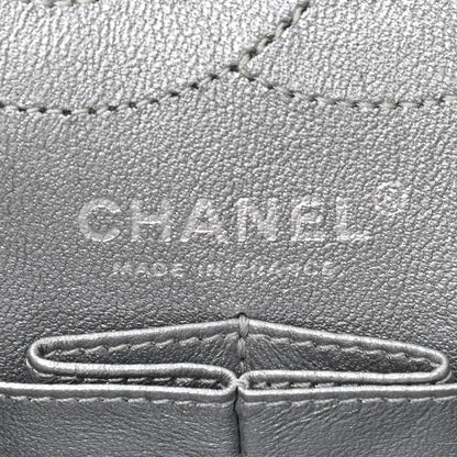Chanel Metallic Aged Calfskin Quilted 2.55 Reissue 226 Flap Silver 6 of 10