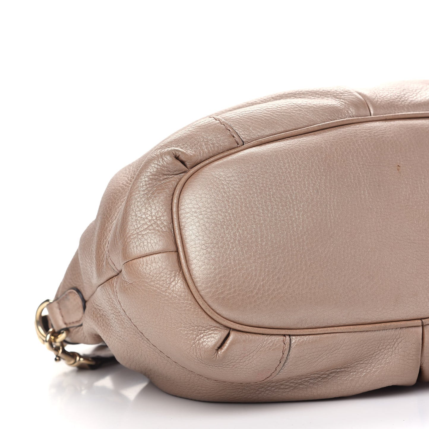 Metallic Calfskin Medium Sukey Top Handle Bag Pink