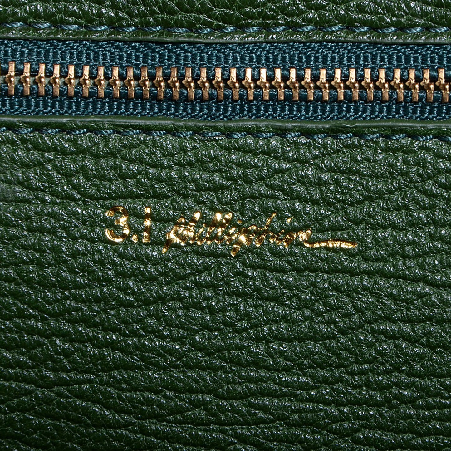 3.1 Leather Large Pashli Satchel Jade