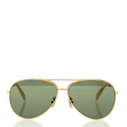 Celine Aviator Sunglasses CL 40062U Gold 2 of 7