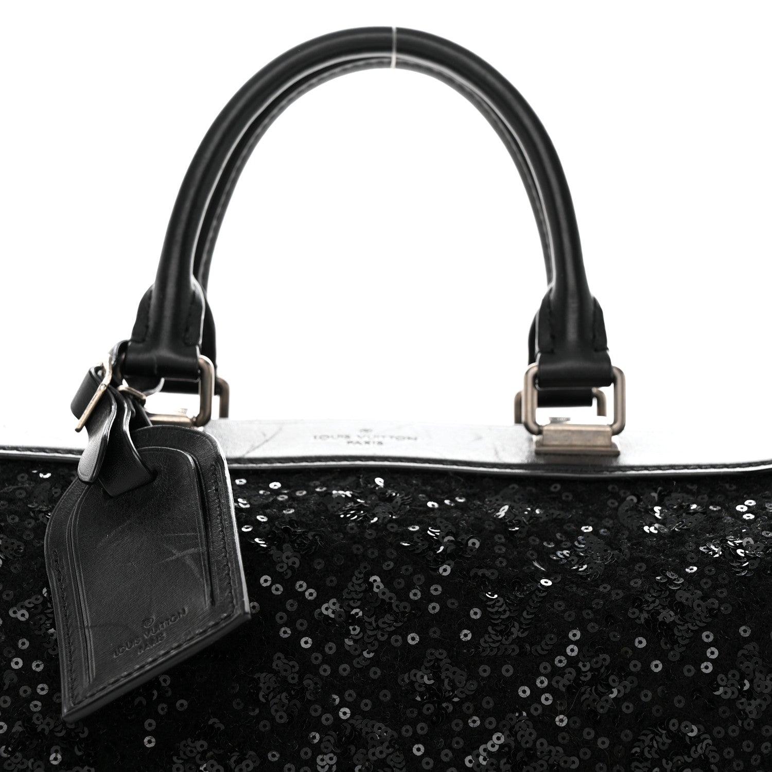 Louis Vuitton Sequin Monogram Sunshine Express Speedy Black 9 of 15