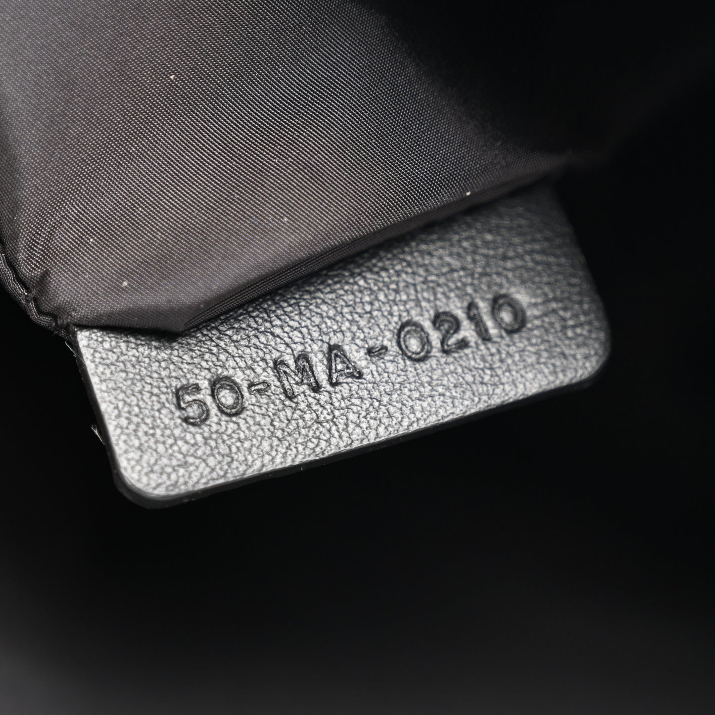 Canvas Embroidered Camouflage Medium Diordouble Zip Pouch Black