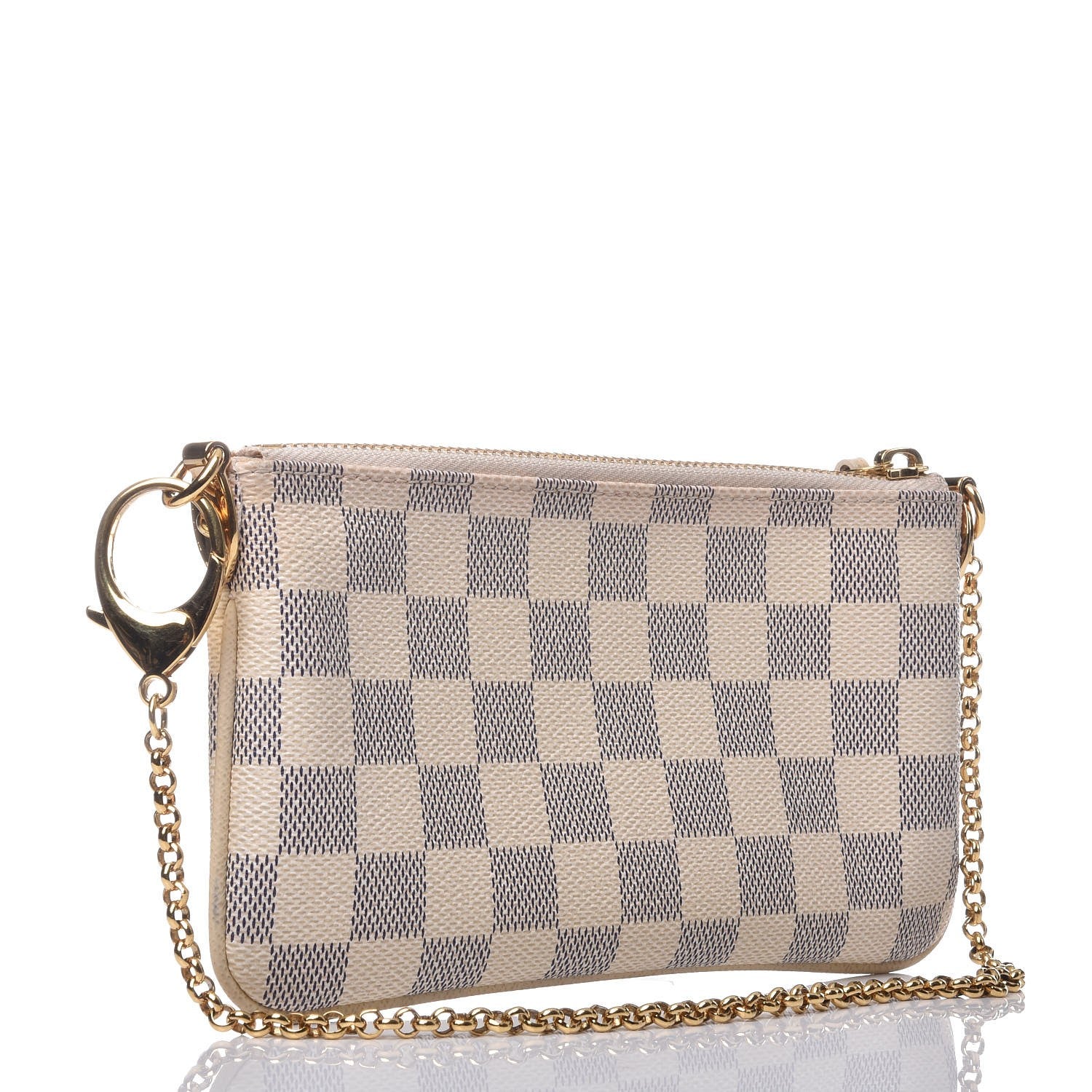 Louis Vuitton Damier Azur Trunk Pochette Milla MM 3 of 9