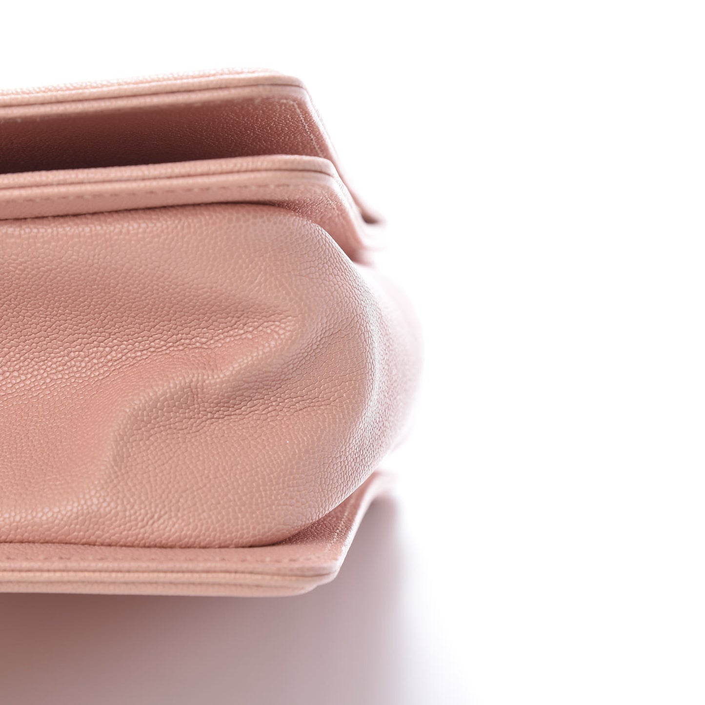 Caviar Quilted Medium Boy Flap Pink