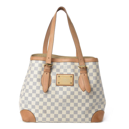Louis Vuitton Damier Azur Hampstead MM 1 of 17