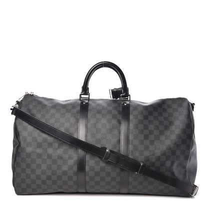 Louis Vuitton Damier Graphite Keepall Bandouliere 55 1 of 8