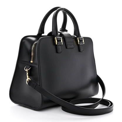 Saint Laurent Calfskin Monogram Baby Cabas Black 3 of 11