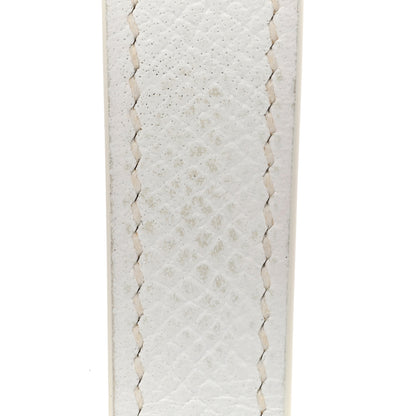 Hermes Epsom Heure H Hour Watch PM Strap White 9 of 10