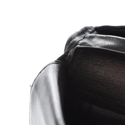 Chanel Lambskin Diamond Stitched French Wallet Black 21 of 22