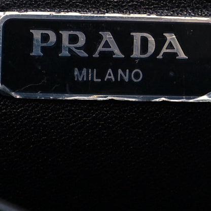 Prada Spazzolato Cleo Shoulder Bag Black 8 of 13