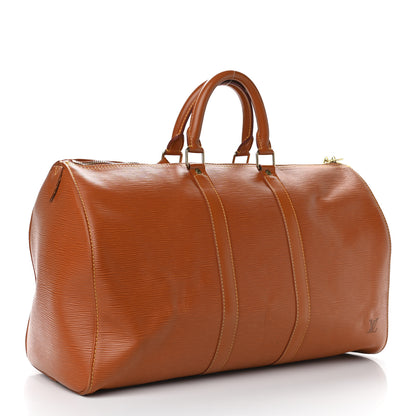 Louis Vuitton Epi Keepall 45 Cipango 3 of 17