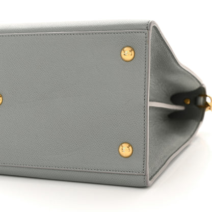 Christian Dior Grained Calfskin Large St. Honore Tote Grey Stone 9 of 13