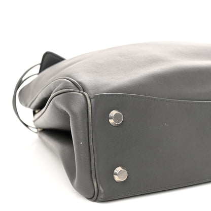 Balenciaga Natural Smooth Calfskin Medium Rodeo Top Handle Handbag Grey 8 of 9