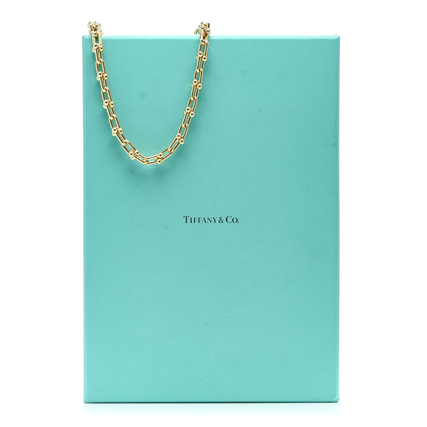 Tiffany 18K Yellow Gold Medium HardWear Link Necklace 1505098