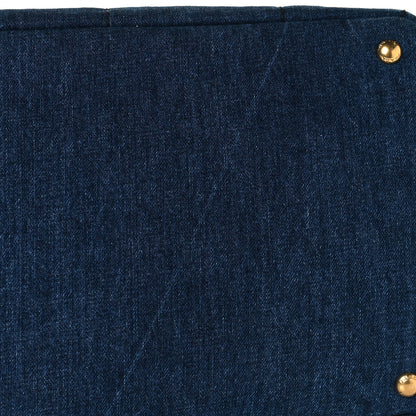 Prada Denim Logo Tote Bleu 8 of 8