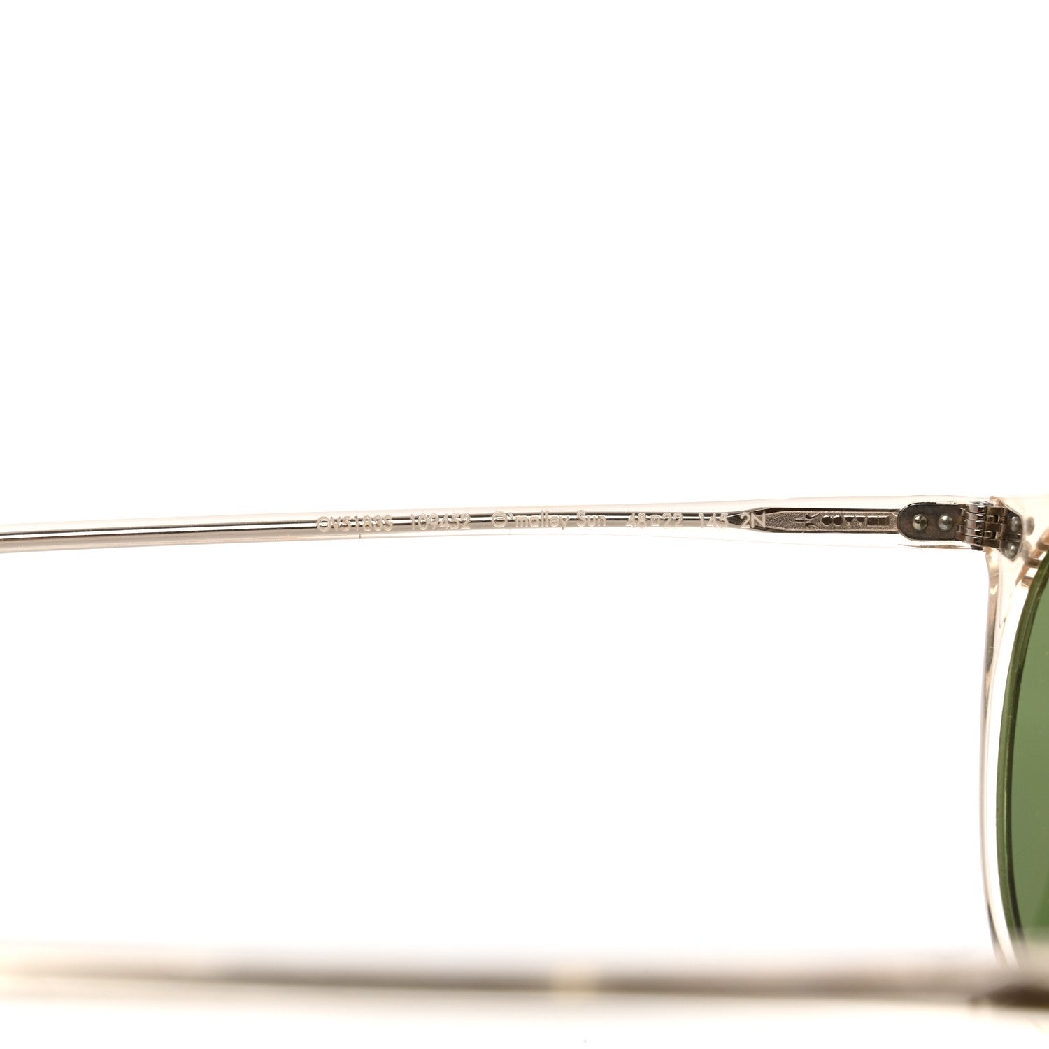 Oliver Peoples Acetate Sunglasses Transparent Green 6 of 7