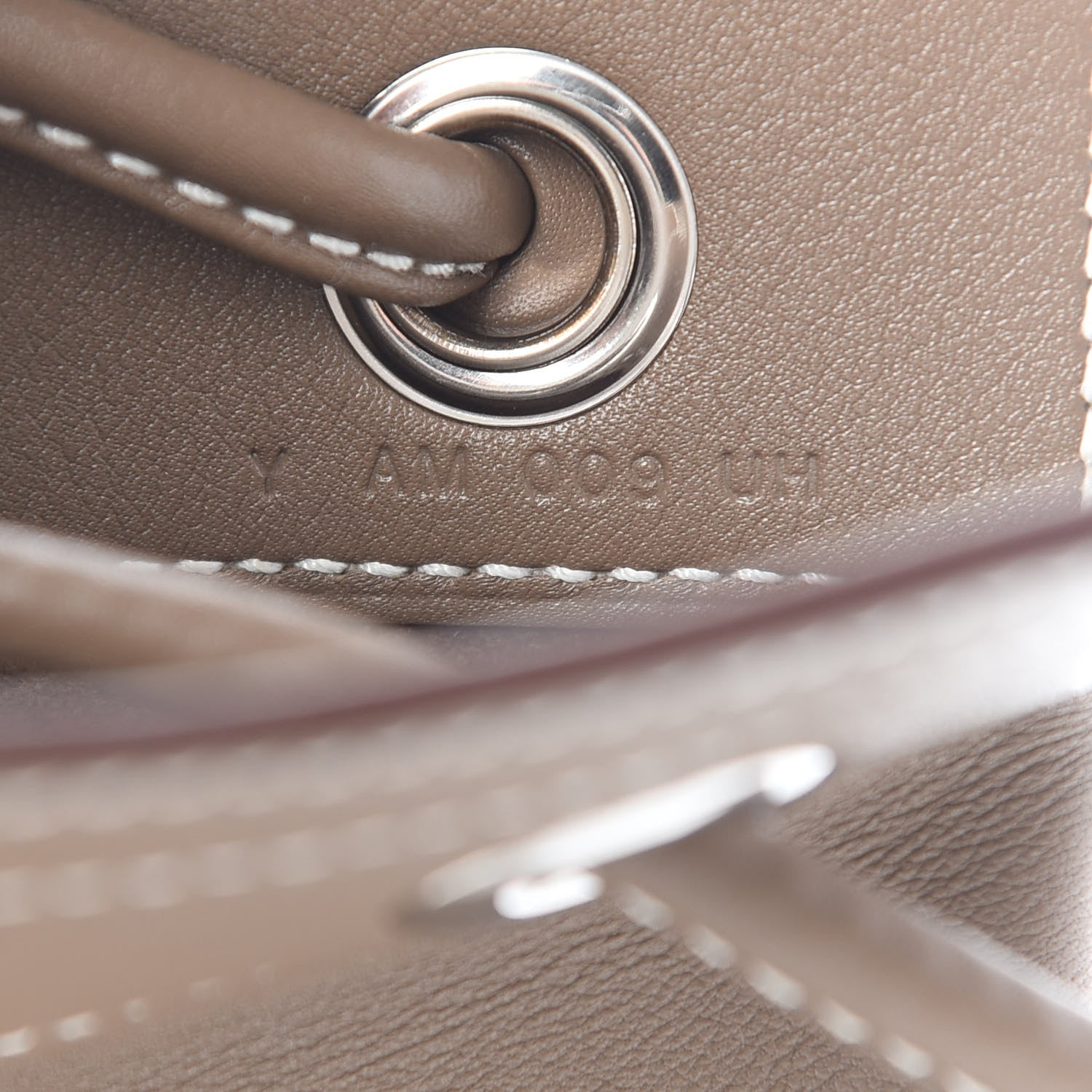 Hermes Milo Lambskin Swift Mini Aline Etoupe 7 of 9