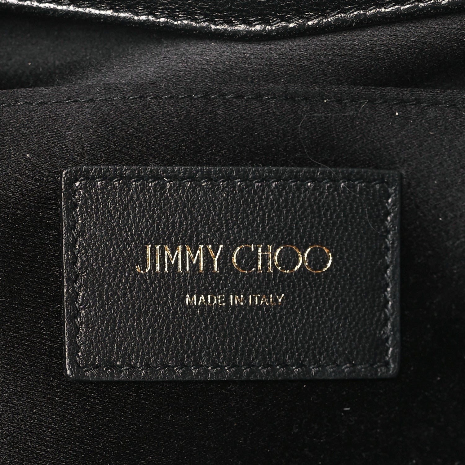 Jimmy Choo Nappa Crystal Venus Clutch with Chain Black 6 of 9